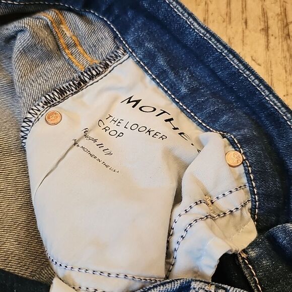 MOTHER The Looker Crop Jeans Size 26 - Picture 5 of 12
